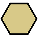 Tan hexagon